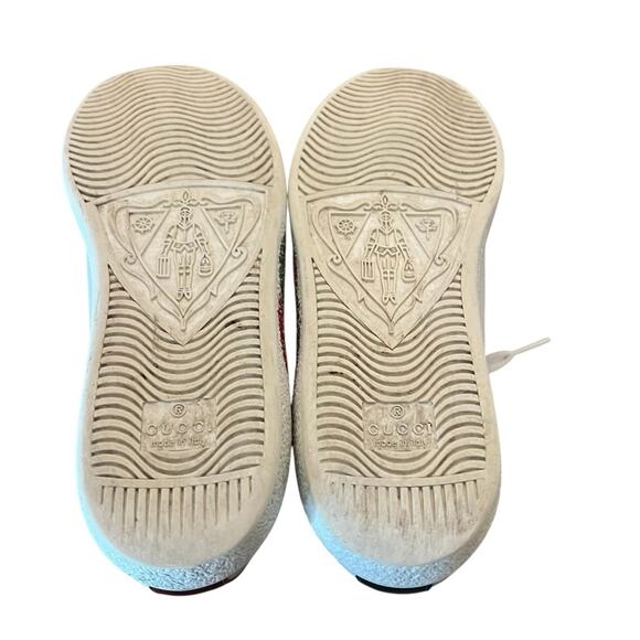 Gucci Ace Interlocking G Sneakers White Leather Low Top Logo EU 36 US 6 - Picture 8 of 12